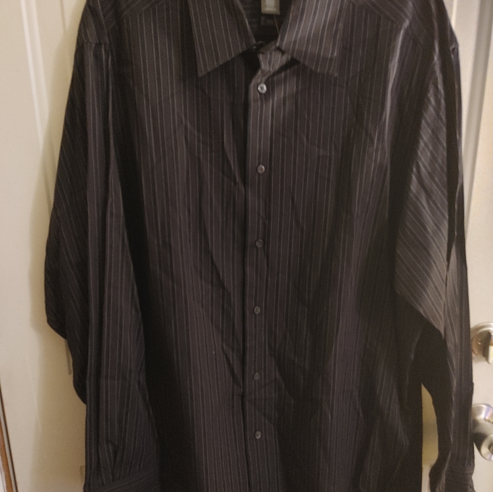 Access By Claiborne Men's size XXL Button down Dress shirt 100% Cotton